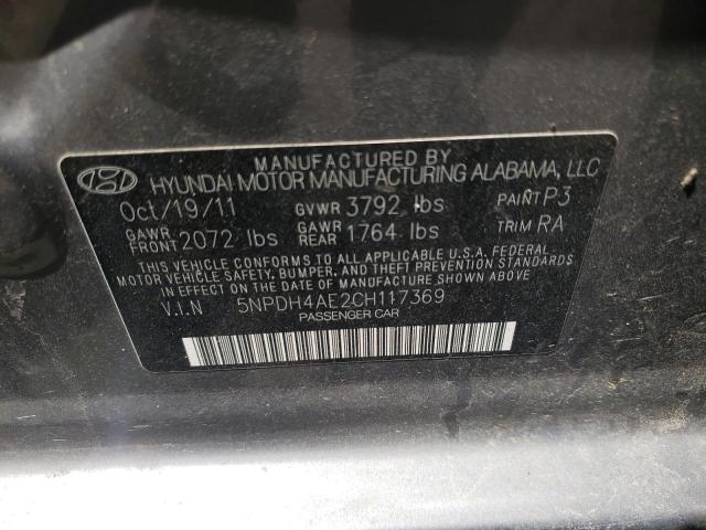 Photo 9 VIN: 5NPDH4AE2CH117369 - HYUNDAI ELANTRA 