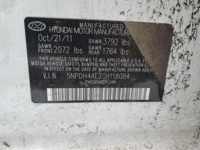 Photo 11 VIN: 5NPDH4AE2CH118084 - HYUNDAI ELANTRA 