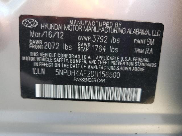 Photo 11 VIN: 5NPDH4AE2DH156500 - HYUNDAI ELANTRA 