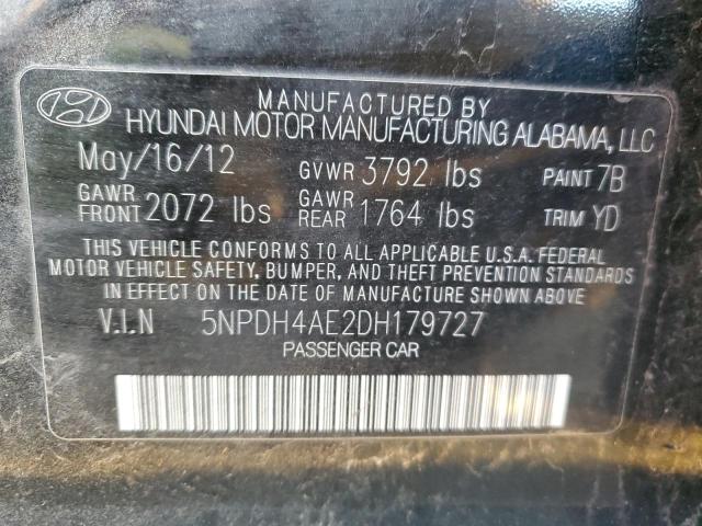 Photo 11 VIN: 5NPDH4AE2DH179727 - HYUNDAI ELANTRA 