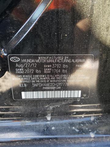 Photo 12 VIN: 5NPDH4AE2DH217778 - HYUNDAI ELANTRA GL 