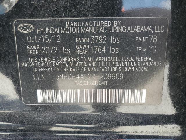 Photo 11 VIN: 5NPDH4AE2DH239909 - HYUNDAI ELANTRA 