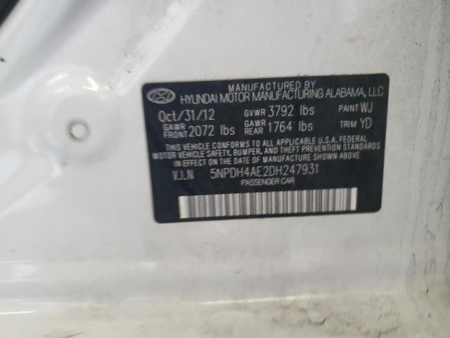 Photo 11 VIN: 5NPDH4AE2DH247931 - HYUNDAI ELANTRA GL 