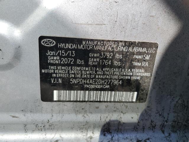 Photo 9 VIN: 5NPDH4AE2DH277964 - HYUNDAI ELANTRA GL 