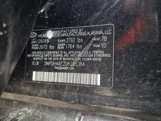 Photo 9 VIN: 5NPDH4AE2DH285384 - HYUNDAI ELANTRA GL 