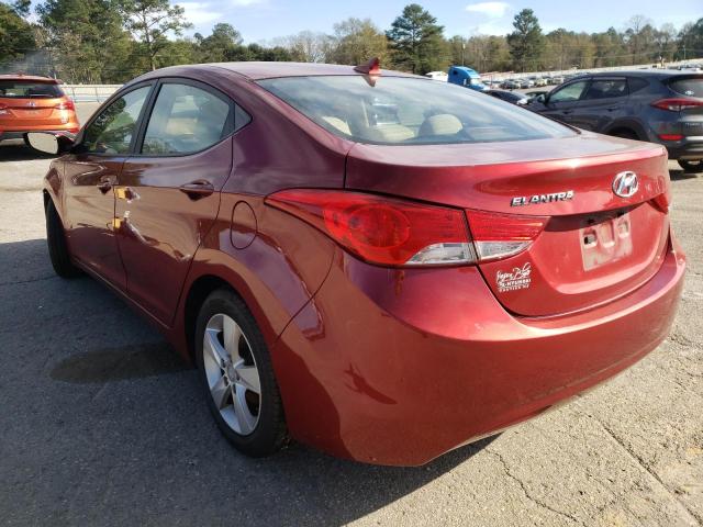 Photo 2 VIN: 5NPDH4AE2DH320649 - HYUNDAI ELANTRA GL 