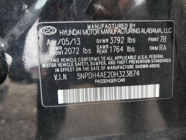 Photo 11 VIN: 5NPDH4AE2DH323874 - HYUNDAI ELANTRA 