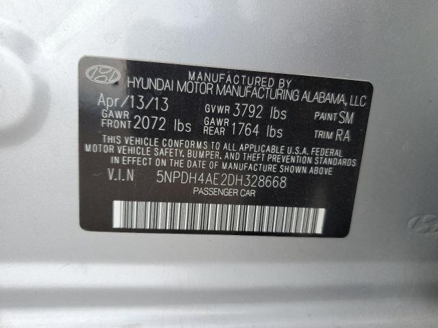 Photo 11 VIN: 5NPDH4AE2DH328668 - HYUNDAI ELANTRA 