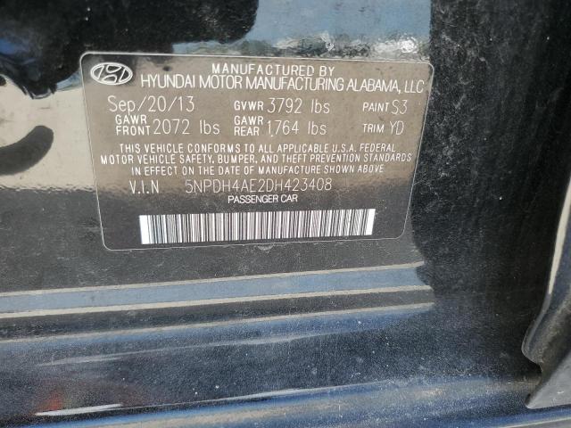 Photo 11 VIN: 5NPDH4AE2DH423408 - HYUNDAI ELANTRA 