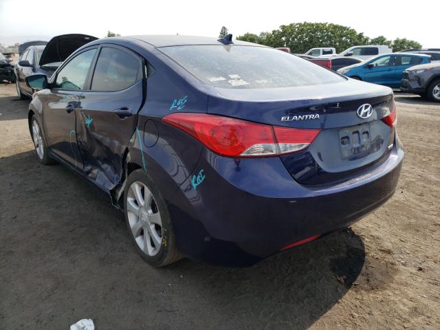 Photo 2 VIN: 5NPDH4AE2DH447627 - HYUNDAI ELANTRA GL 