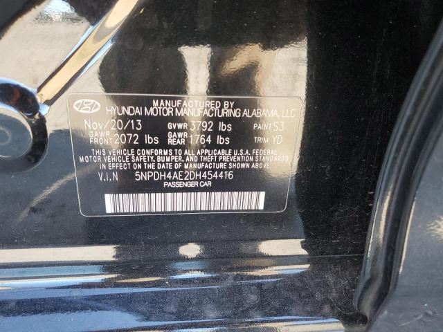 Photo 11 VIN: 5NPDH4AE2DH454416 - HYUNDAI ELANTRA GL 