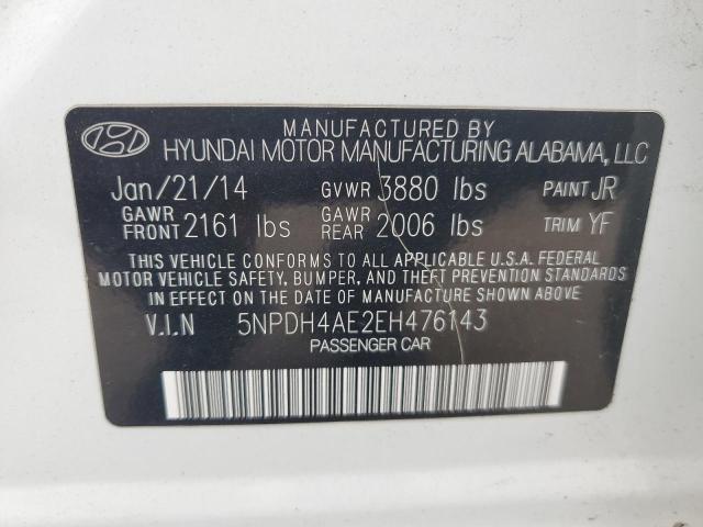 Photo 12 VIN: 5NPDH4AE2EH476143 - HYUNDAI ELANTRA 