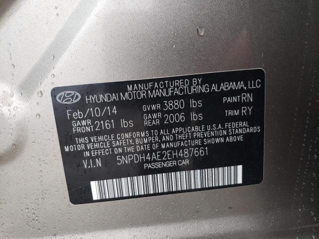 Photo 11 VIN: 5NPDH4AE2EH487661 - HYUNDAI ELANTRA 