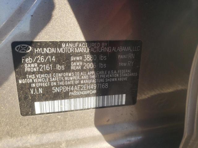 Photo 11 VIN: 5NPDH4AE2EH497168 - HYUNDAI ELANTRA SE 