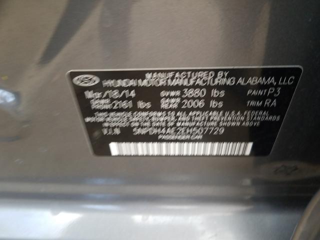 Photo 9 VIN: 5NPDH4AE2EH507729 - HYUNDAI ELANTRA SE 