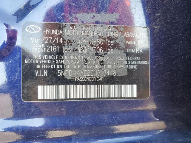 Photo 11 VIN: 5NPDH4AE2EH513448 - HYUNDAI ELANTRA 