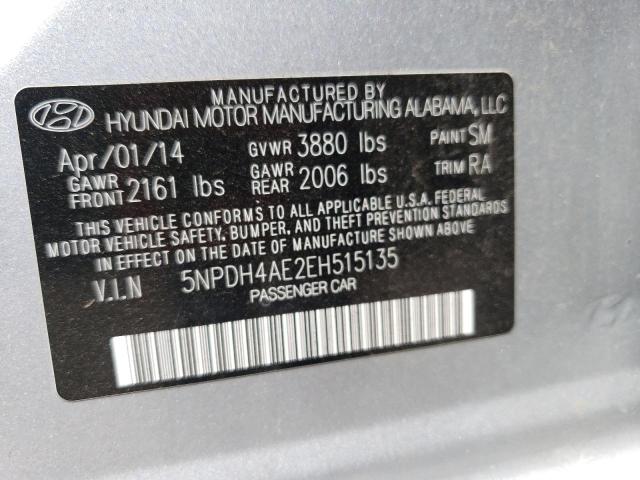 Photo 11 VIN: 5NPDH4AE2EH515135 - HYUNDAI ELANTRA SE 