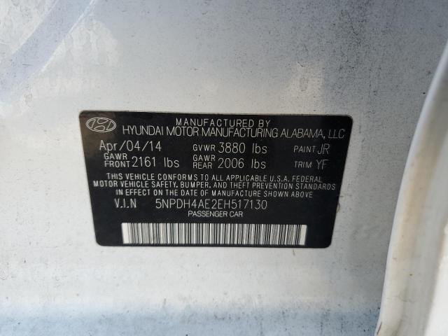 Photo 11 VIN: 5NPDH4AE2EH517130 - HYUNDAI ELANTRA SE 