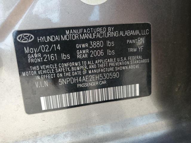 Photo 11 VIN: 5NPDH4AE2EH530590 - HYUNDAI ELANTRA SE 