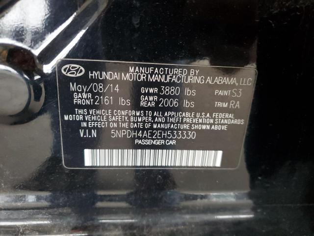 Photo 12 VIN: 5NPDH4AE2EH533330 - HYUNDAI ELANTRA 