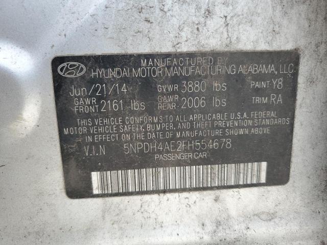 Photo 11 VIN: 5NPDH4AE2FH554678 - HYUNDAI ELANTRA SE 