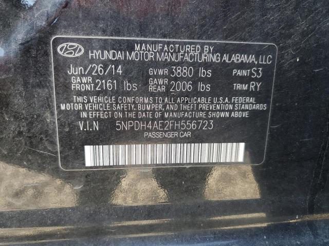 Photo 9 VIN: 5NPDH4AE2FH556723 - HYUNDAI ELANTRA SE 