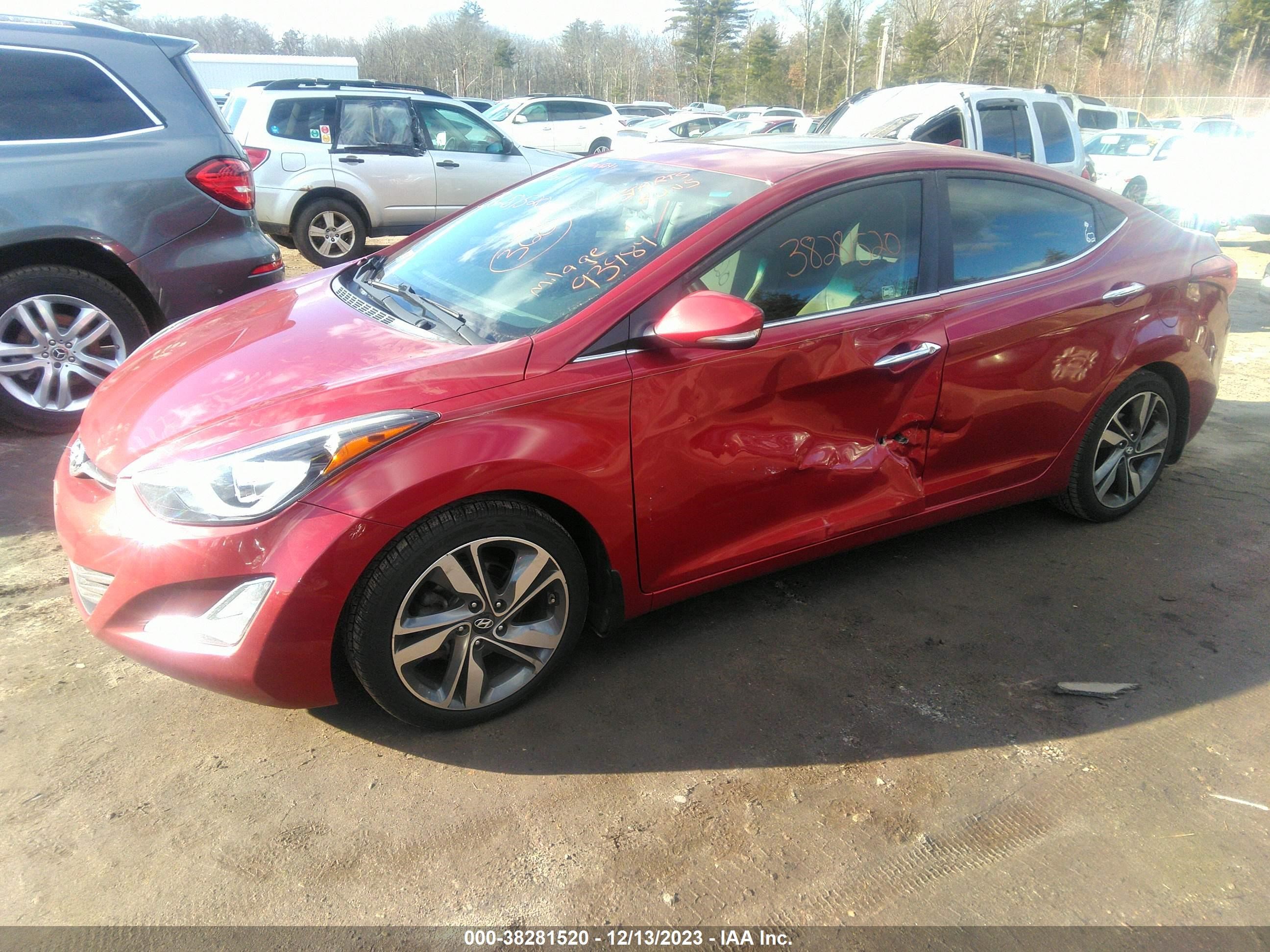 Photo 1 VIN: 5NPDH4AE2FH558097 - HYUNDAI ELANTRA 