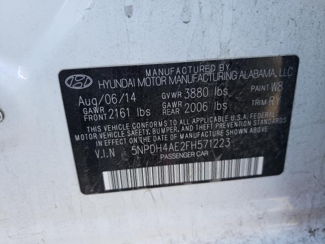 Photo 9 VIN: 5NPDH4AE2FH571223 - HYUNDAI ELANTRA SE 