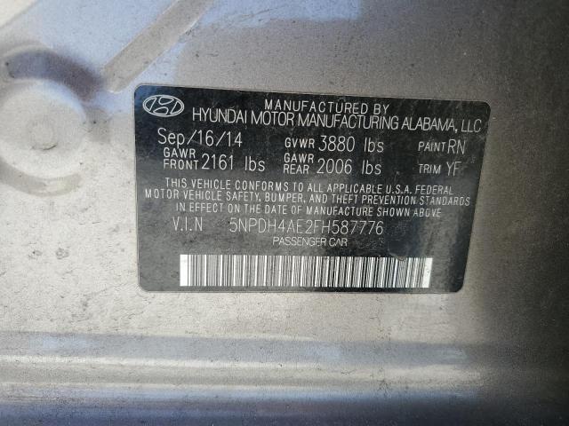 Photo 11 VIN: 5NPDH4AE2FH587776 - HYUNDAI ELANTRA 