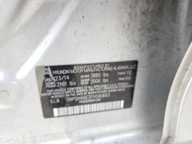 Photo 9 VIN: 5NPDH4AE2FH590693 - HYUNDAI ELANTRA SE 