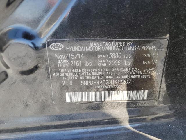 Photo 11 VIN: 5NPDH4AE2FH612207 - HYUNDAI ELANTRA 