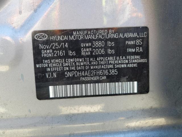 Photo 11 VIN: 5NPDH4AE2FH616385 - HYUNDAI ELANTRA 