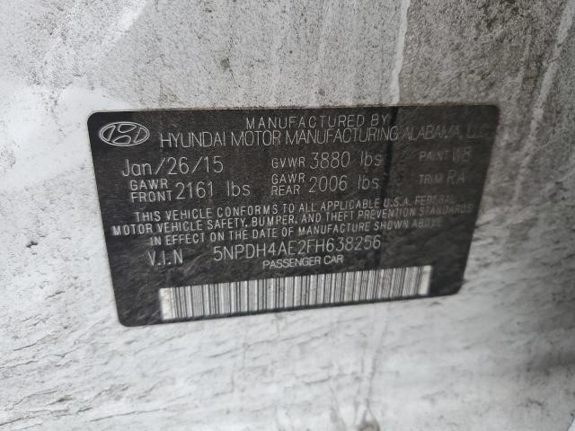 Photo 11 VIN: 5NPDH4AE2FH638256 - HYUNDAI ELANTRA SE 