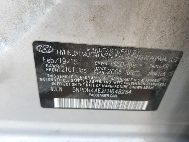 Photo 11 VIN: 5NPDH4AE2FH648284 - HYUNDAI ELANTRA 