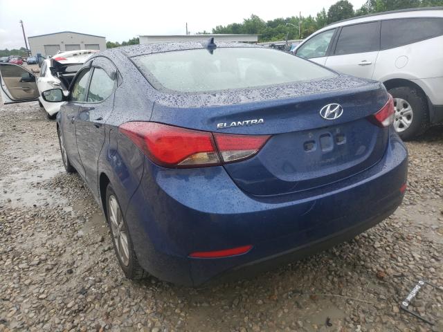 Photo 2 VIN: 5NPDH4AE2GH661487 - HYUNDAI ELANTRA SE 