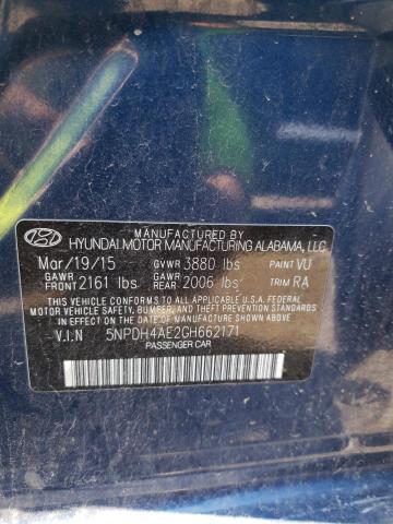 Photo 11 VIN: 5NPDH4AE2GH662171 - HYUNDAI ELANTRA 