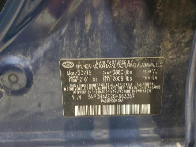 Photo 11 VIN: 5NPDH4AE2GH663367 - HYUNDAI ELANTRA 