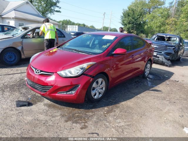 Photo 1 VIN: 5NPDH4AE2GH676166 - HYUNDAI ELANTRA 