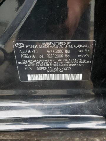 Photo 11 VIN: 5NPDH4AE2GH679259 - HYUNDAI ELANTRA SE 