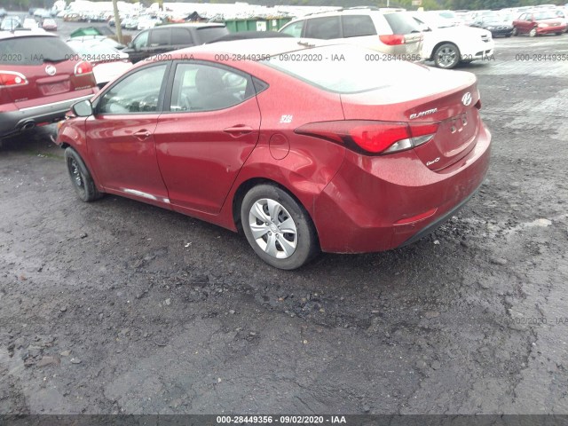 Photo 2 VIN: 5NPDH4AE2GH693694 - HYUNDAI ELANTRA 