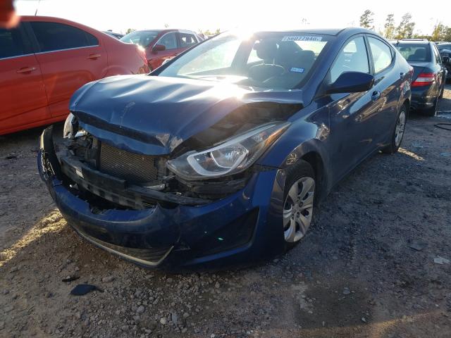 Photo 1 VIN: 5NPDH4AE2GH698510 - HYUNDAI ELANTRA SE 