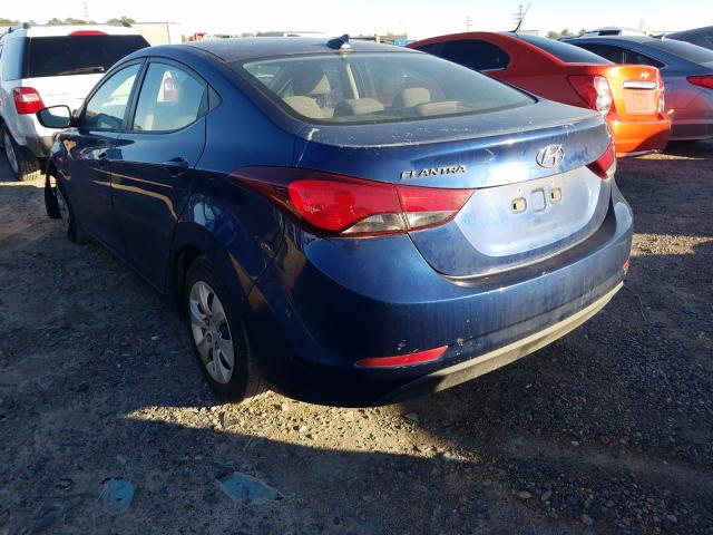 Photo 2 VIN: 5NPDH4AE2GH698510 - HYUNDAI ELANTRA SE 