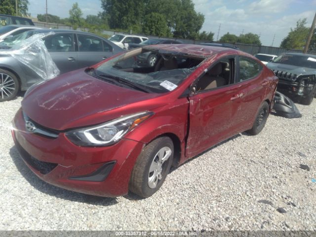 Photo 1 VIN: 5NPDH4AE2GH726497 - HYUNDAI ELANTRA 