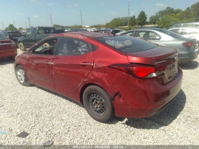 Photo 2 VIN: 5NPDH4AE2GH726497 - HYUNDAI ELANTRA 