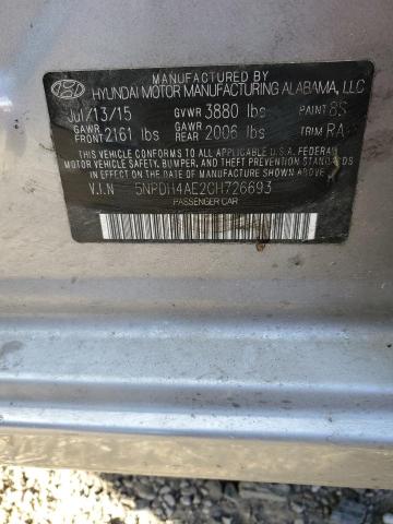 Photo 11 VIN: 5NPDH4AE2GH726693 - HYUNDAI ELANTRA 