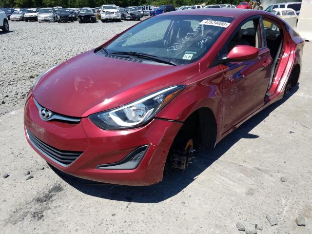 Photo 1 VIN: 5NPDH4AE2GH769429 - HYUNDAI ELANTRA SE 