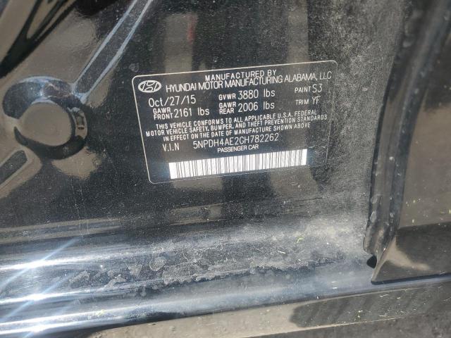 Photo 11 VIN: 5NPDH4AE2GH782262 - HYUNDAI ELANTRA SE 