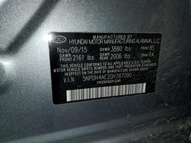 Photo 11 VIN: 5NPDH4AE2GH787090 - HYUNDAI ELANTRA 