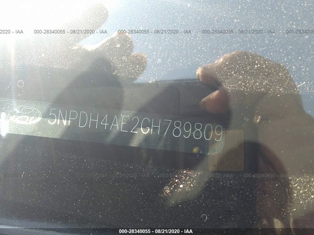 Photo 8 VIN: 5NPDH4AE2GH789809 - HYUNDAI ELANTRA 