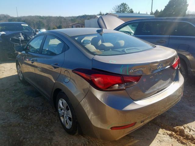 Photo 2 VIN: 5NPDH4AE2GH795531 - HYUNDAI ELANTRA SE 